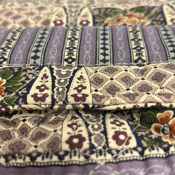 Quilted Crossbody Purse Cottage Core Navajo Floral Boho Grandmacore Multicolor - Picture 9 of 12